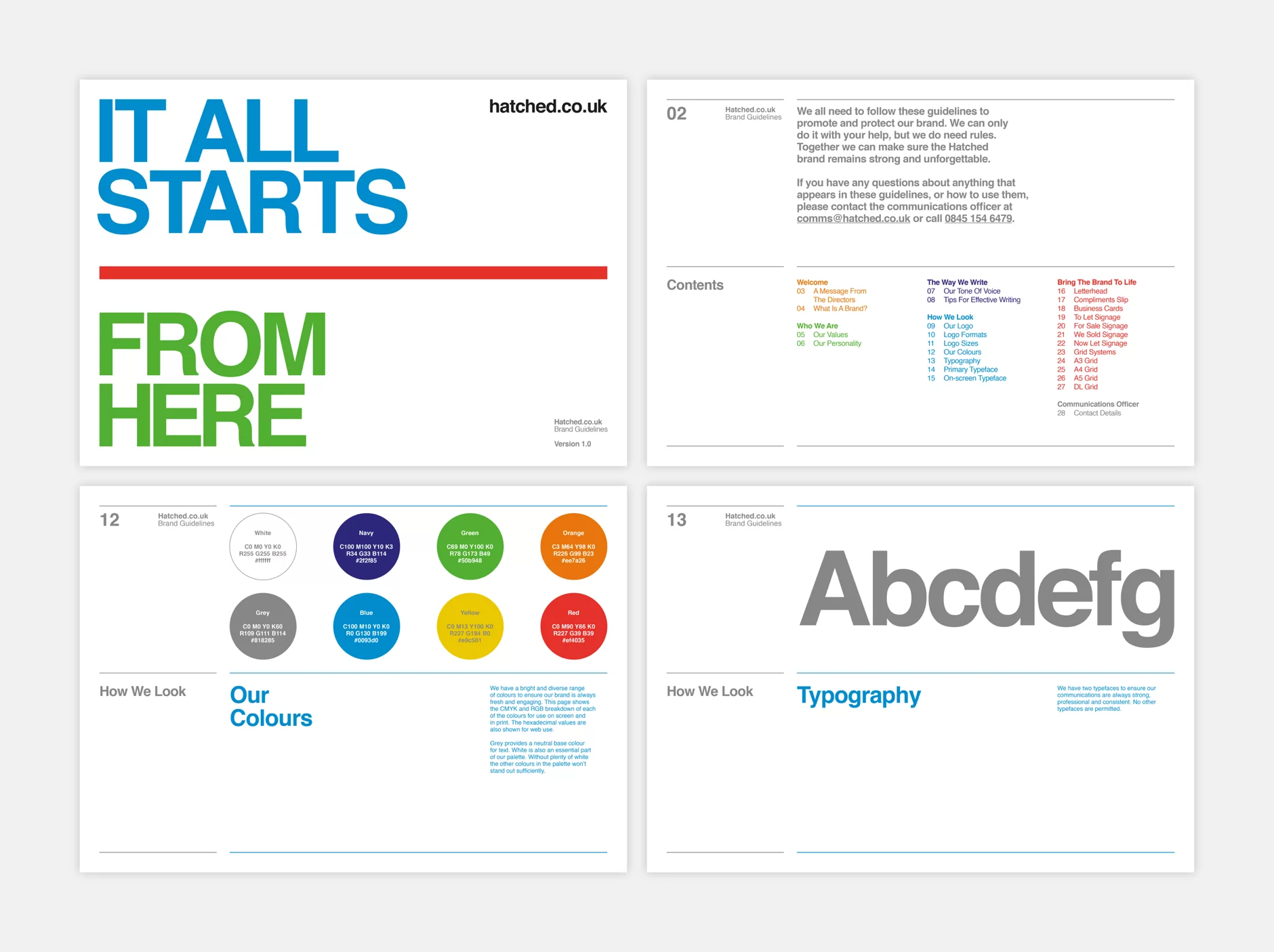 Brand guidelines for hatched.co.uk