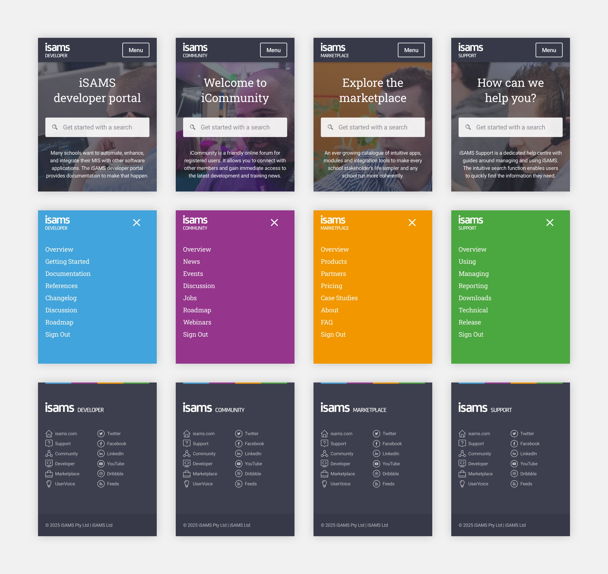 Selection of mobile interfaces