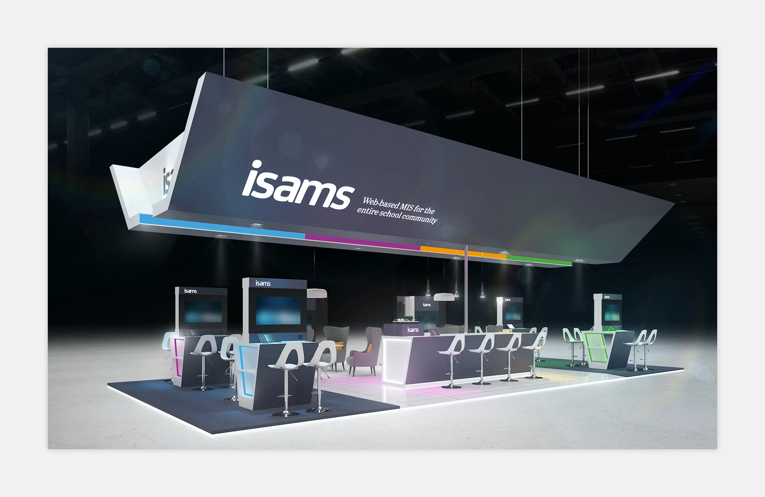 Render of exhibition stand