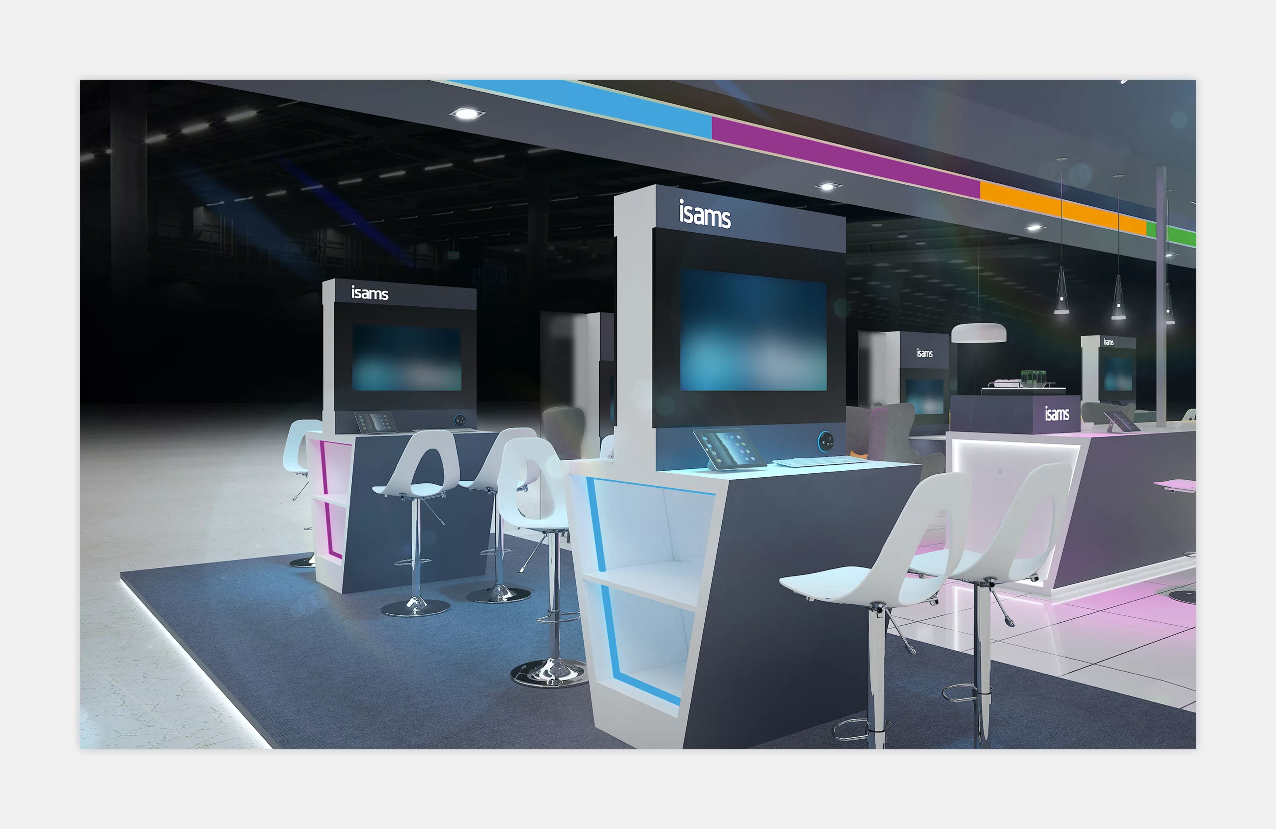 Render of exhibition stand